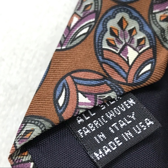 Christian Dior All Silk Fabric Woven Tie - Picture 4 of 5